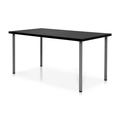 Аренда прямоугольного стола 150х68 черного цвета-2
