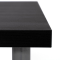 Аренда прямоугольного стола 150х68 черного цвета 4-2