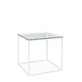 Аренда журнального стола Cube glass белого цвета 3-2