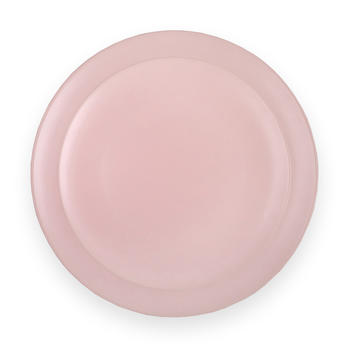 Набор тарелок Розовый Кварц розового цвета