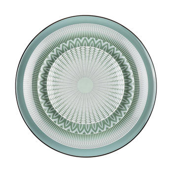 Набор тарелок Оливия зеленого цвета