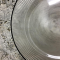 Аренда прозрачной тарелки Корсика 33 см с черной каймой 2-2