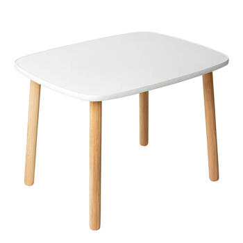 Прямоугольный детский столик Mega Toys белого цвета