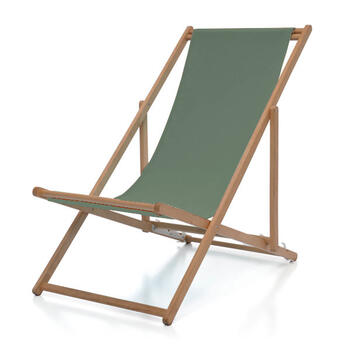 Складной шезлонг цвета хаки-1 Складной шезлонг цвета хаки