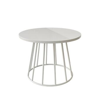 Круглый журнальный столик Cage белого цвета