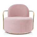 Аренда кресла Orion из вельвета розового цвета 2-2