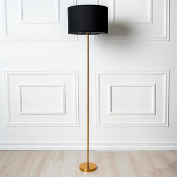 Напольный торшер Likea золотого цвета 