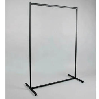 Вешало - стойка напольное неразборное черного цвета-1 Вешало - стойка напольное неразборное черного цвета