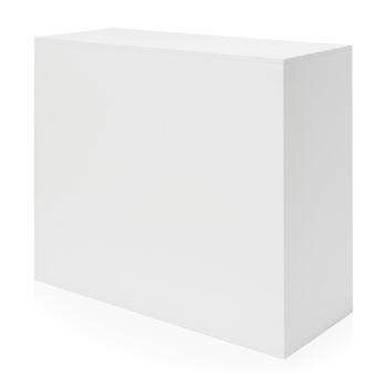 Барная стойка под обклейку белого цвета