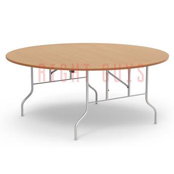 Круглый стол Ø 150 коричневого цвета
