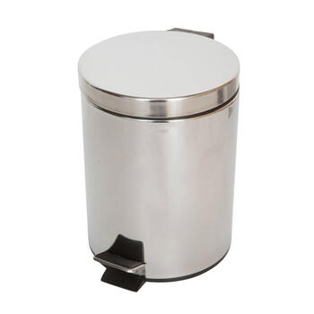 Металлическая урна стального цвета