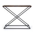 Аренда прямоугольного стола X-loft с ножками черного цвета 2-2