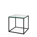 Аренда журнального стола Cube glass черного цвета-2
