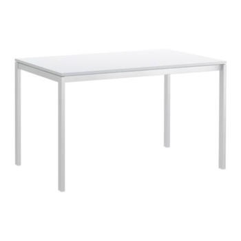 Выставочный стол 125x75 белого цвета